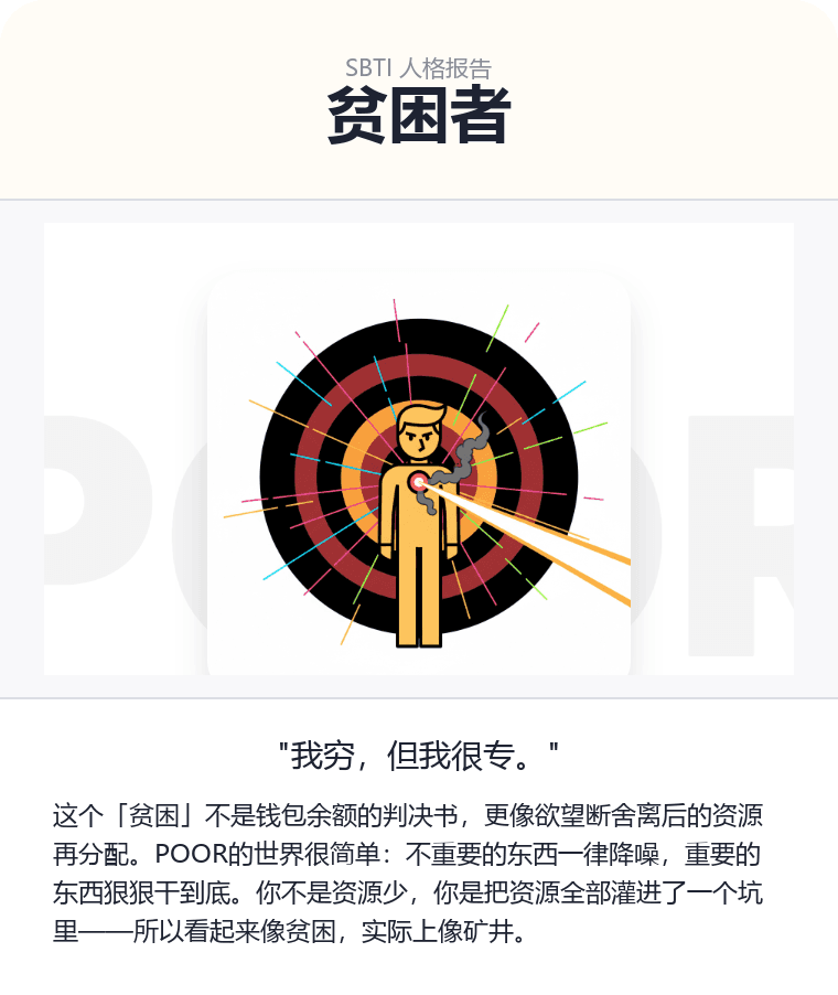 POOR - 贫困者